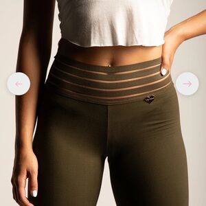 Cute Booty Lounge Olive Leggings